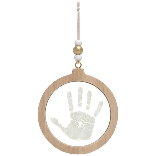 Boule de Noël empreinte – Transparente