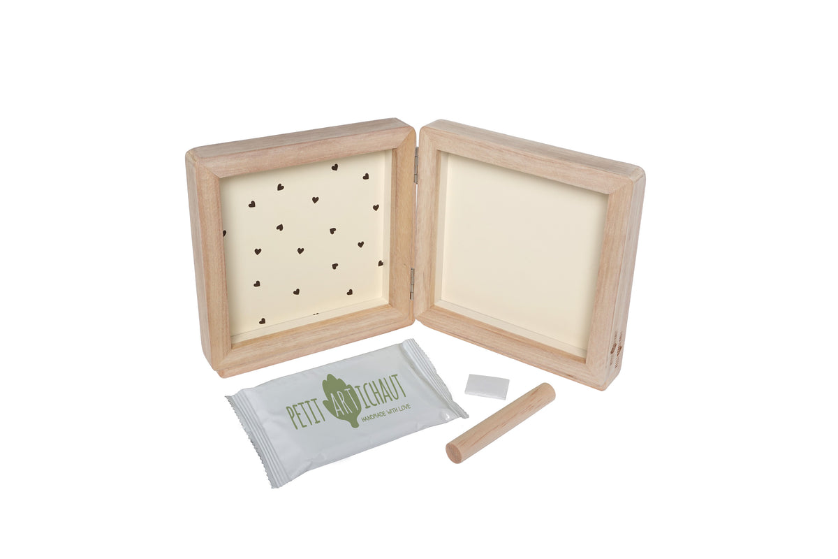 Coffret naissance - Cadre Double - Jolis Cœurs