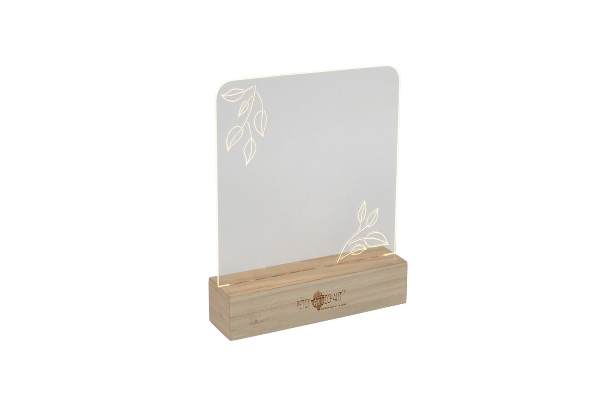 Coffret naissance - Cadre lumineux - Olive Tree