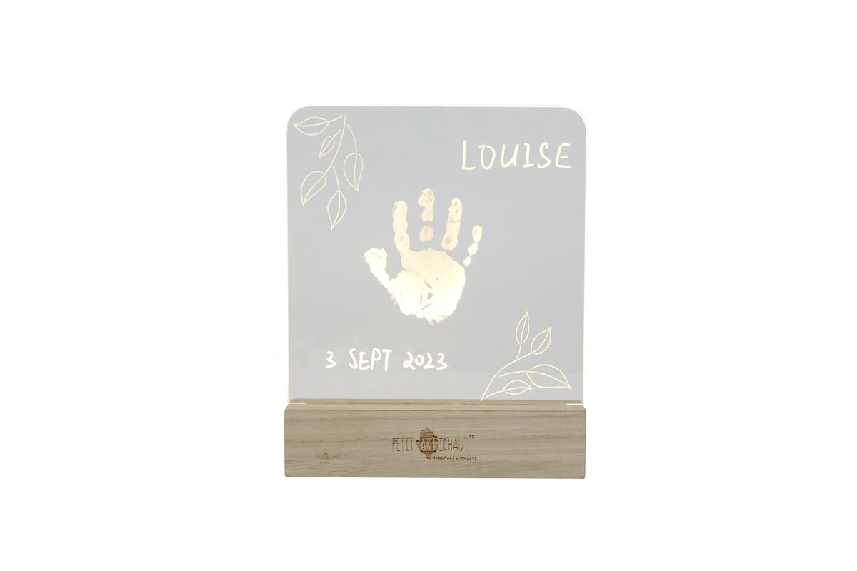 Coffret naissance - Cadre lumineux - Olive Tree