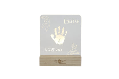 Coffret naissance - Cadre lumineux - Olive Tree