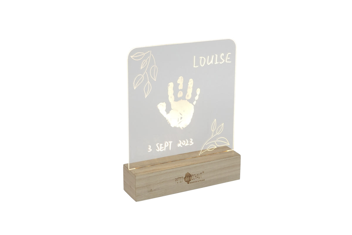 Coffret naissance - Cadre lumineux - Olive Tree