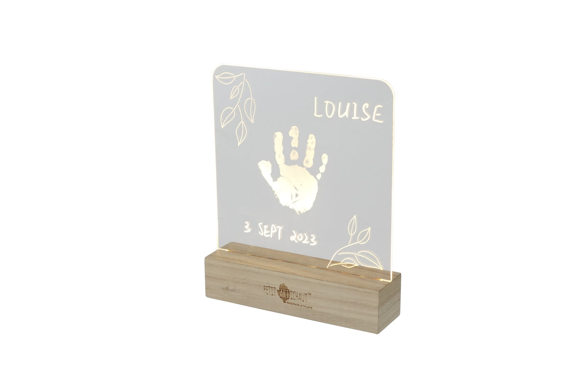 Coffret naissance - Cadre lumineux - Olive Tree