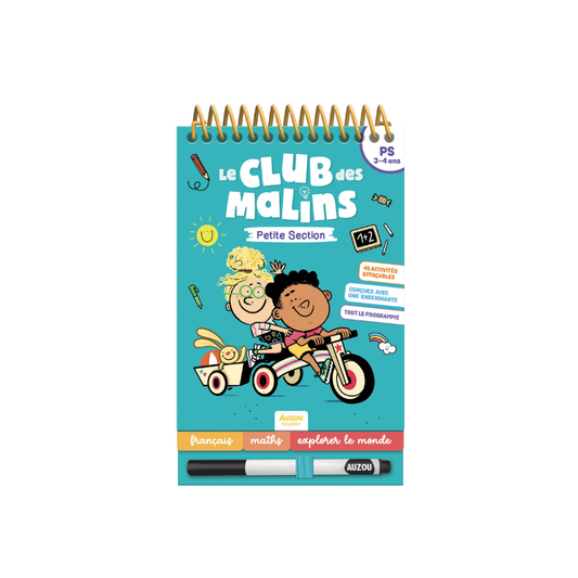 Cahier d'activités – Le club des malins – Petite section