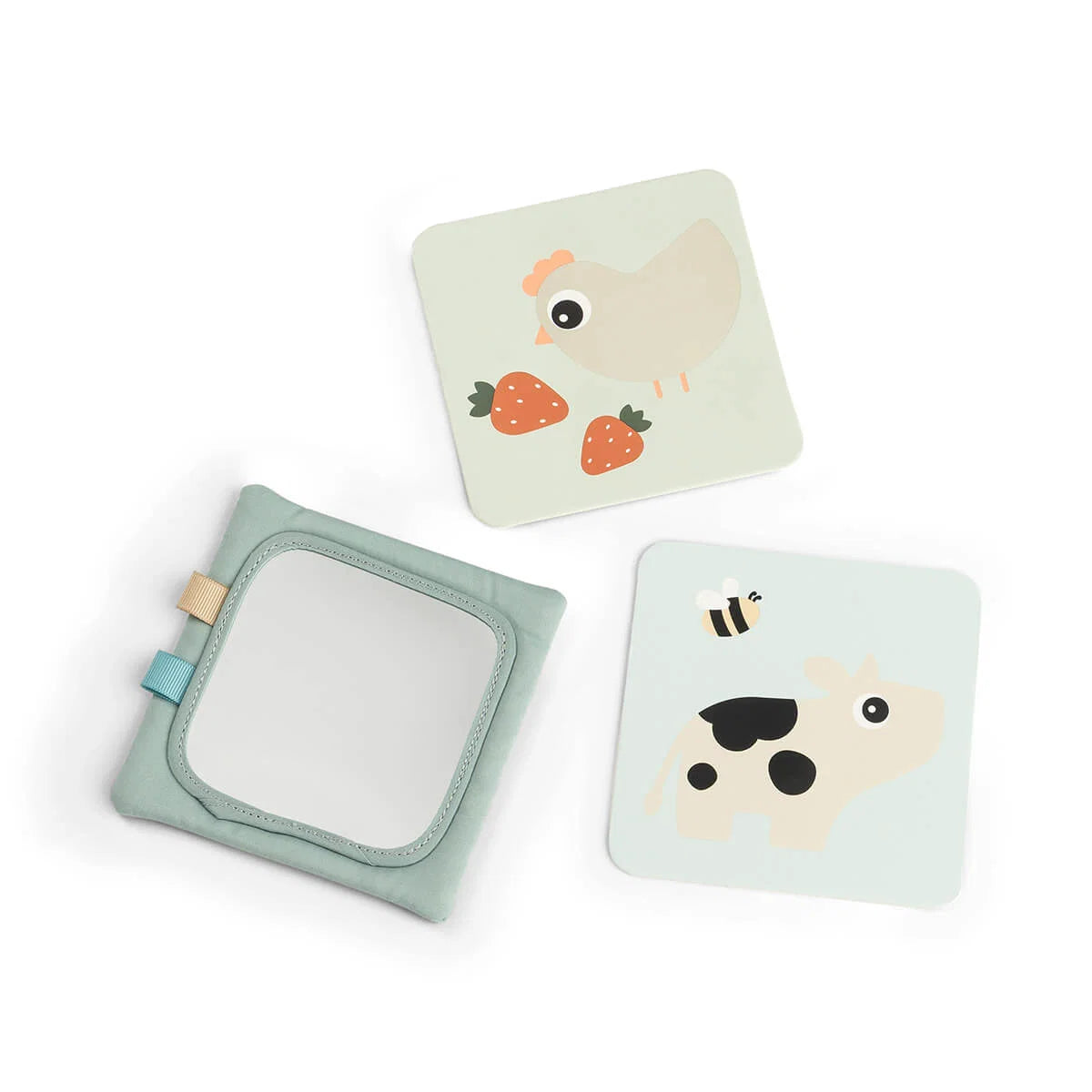 Support avec cartes d'éveil contrastés - Tiny Farm
