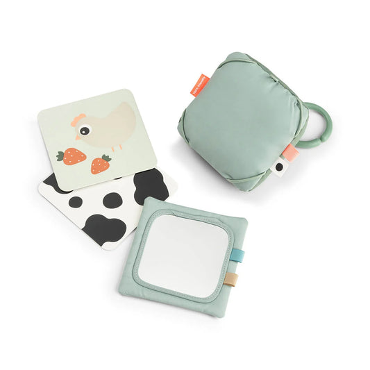Support avec cartes d'éveil contrastés - Tiny Farm