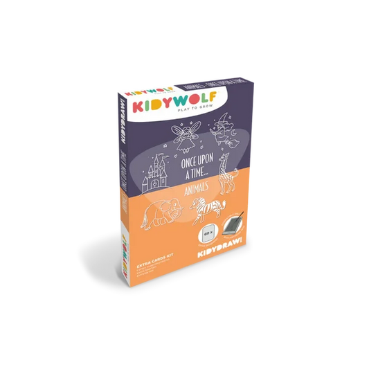 Cartes supplémentaires pour tablette à dessin Kidydraw Mini – Il était une fois + Animaux