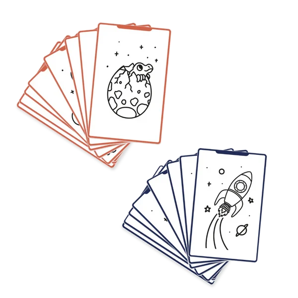 Cartes supplémentaires pour tablette à dessin Kidydraw Mini - Galaxie + Dinosaures