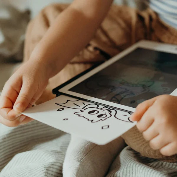 Cartes supplémentaires pour tablette à dessin Kidydraw Mini - Animaux autour du monde + Océans & pirates