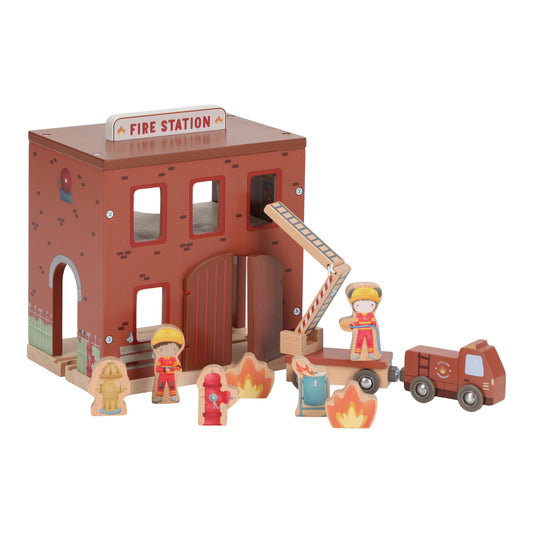 Caserne de pompiers en bois
