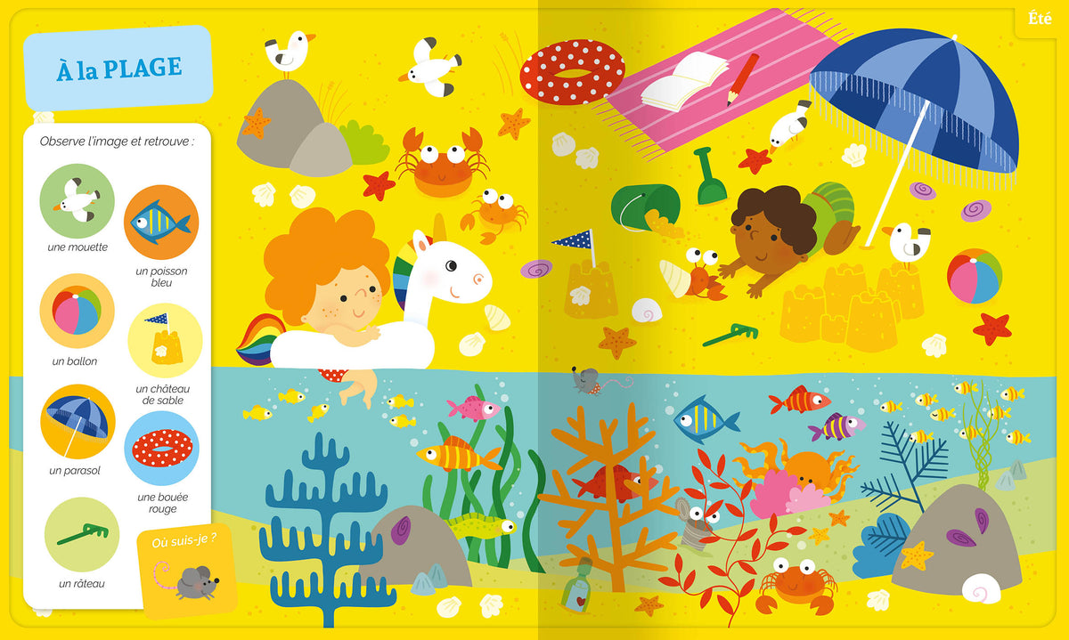 Mes 20 cherche et trouve des tout-petits - Vive les saisons