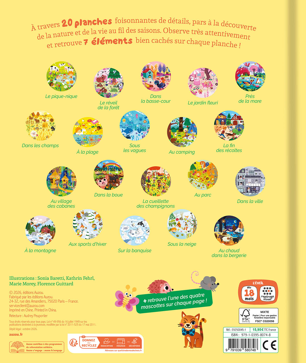Mes 20 cherche et trouve des tout-petits - Vive les saisons