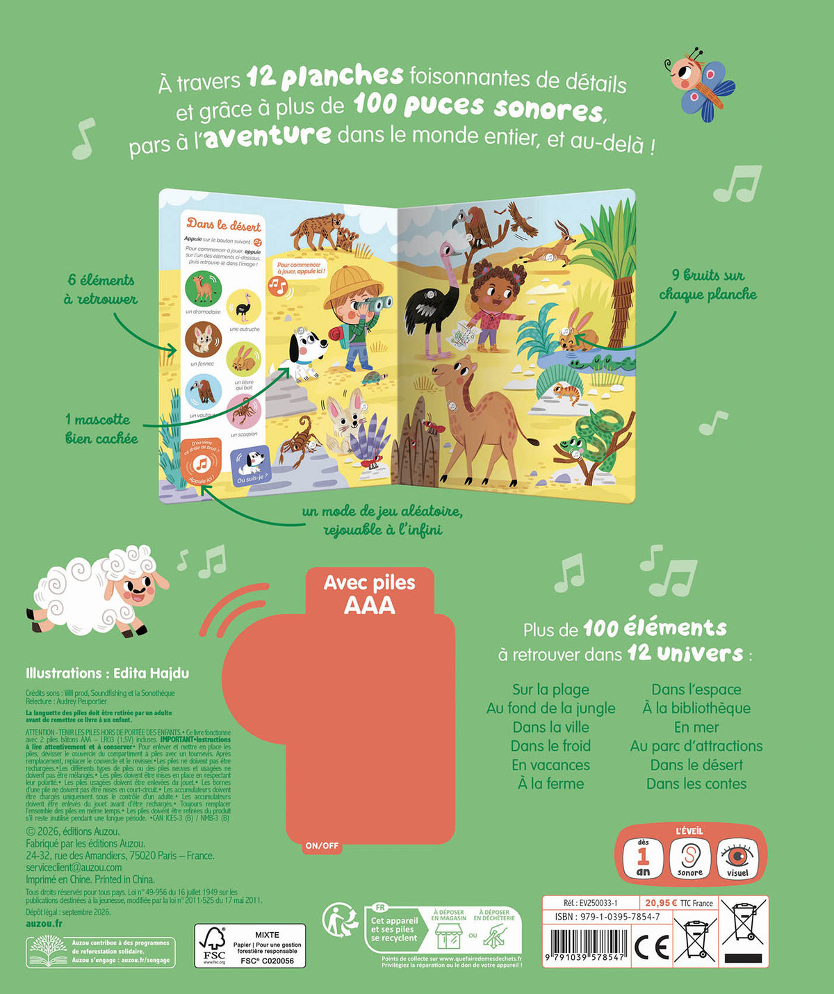 Cherche et Trouve des tout petits Sonore - À l'aventure