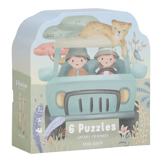 Coffret de 6 puzzles – Safari Friends