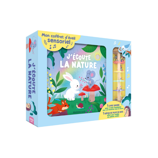Mon coffret d'éveil sensoriel - J'écoute la nature
