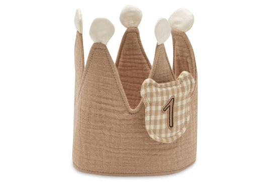 Couronne d'anniversaire en tissu