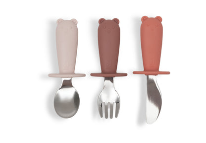 Couverts en silicone - Blush