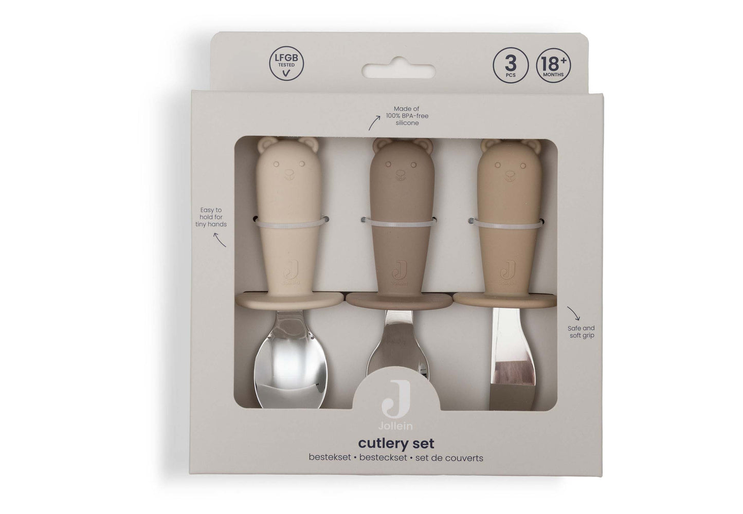 Couverts en silicone - Naturel