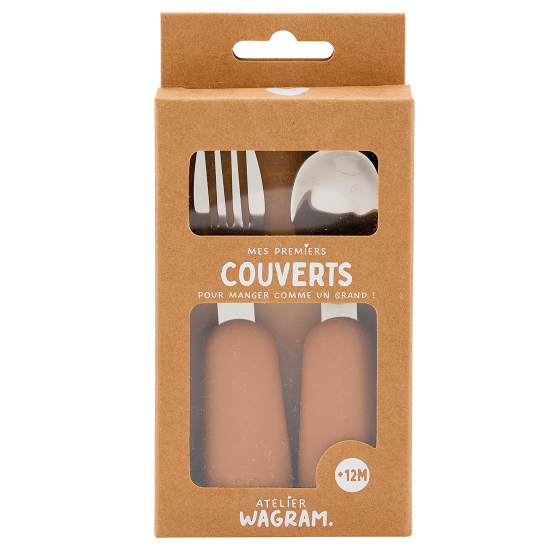 Couverts en silicone - Caramel