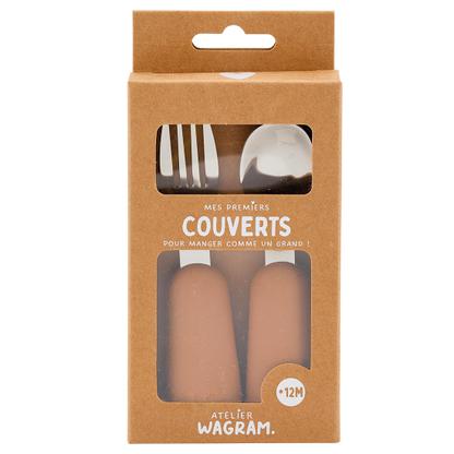Couverts en silicone - Caramel