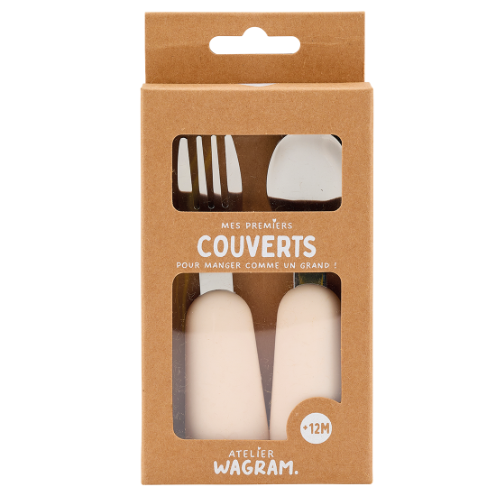 Couverts en silicone - Écru