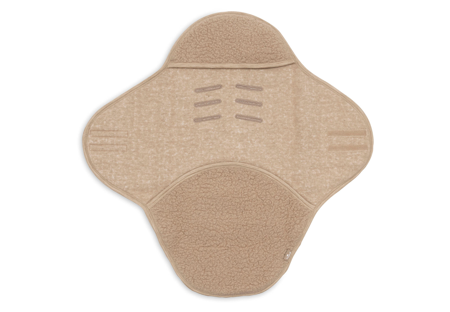Couverture portefeuille Sherpa - Merino Wool - Naturel