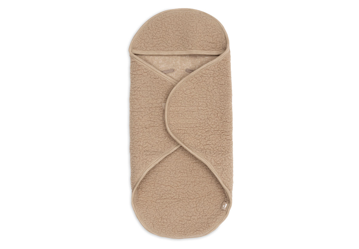 Couverture portefeuille Sherpa - Merino Wool - Naturel