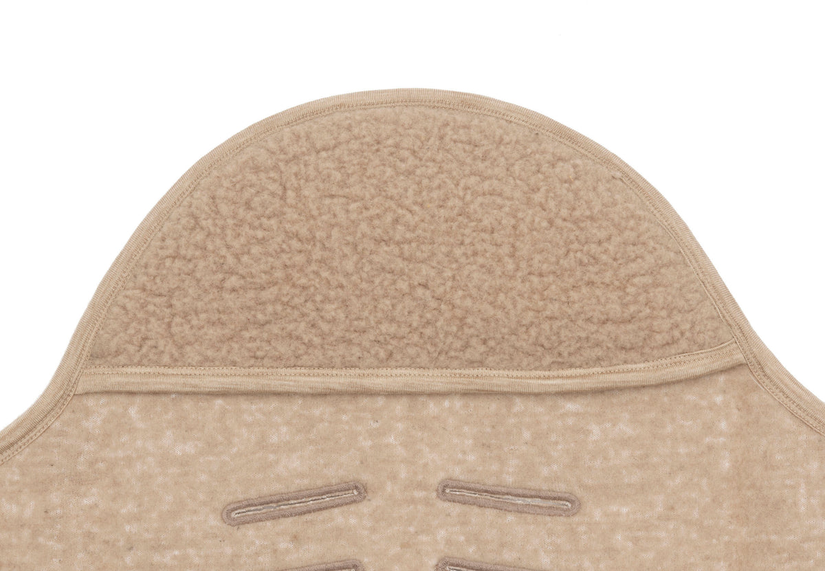 Couverture portefeuille Sherpa - Merino Wool - Naturel