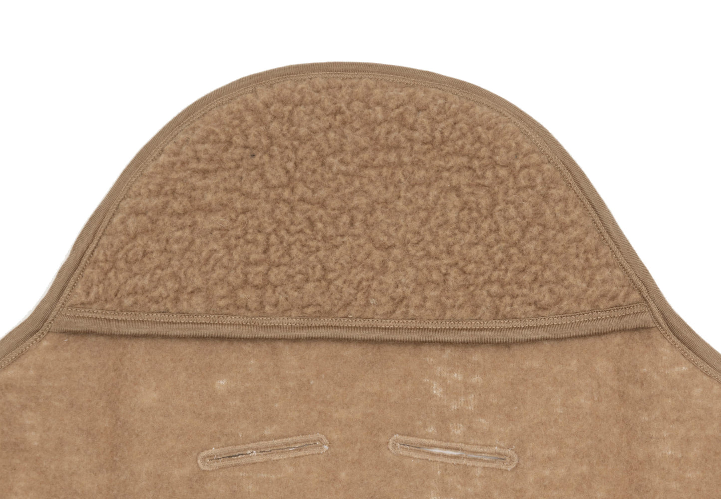 Couverture portefeuille Sherpa - Merino Wool - Dark Hazel