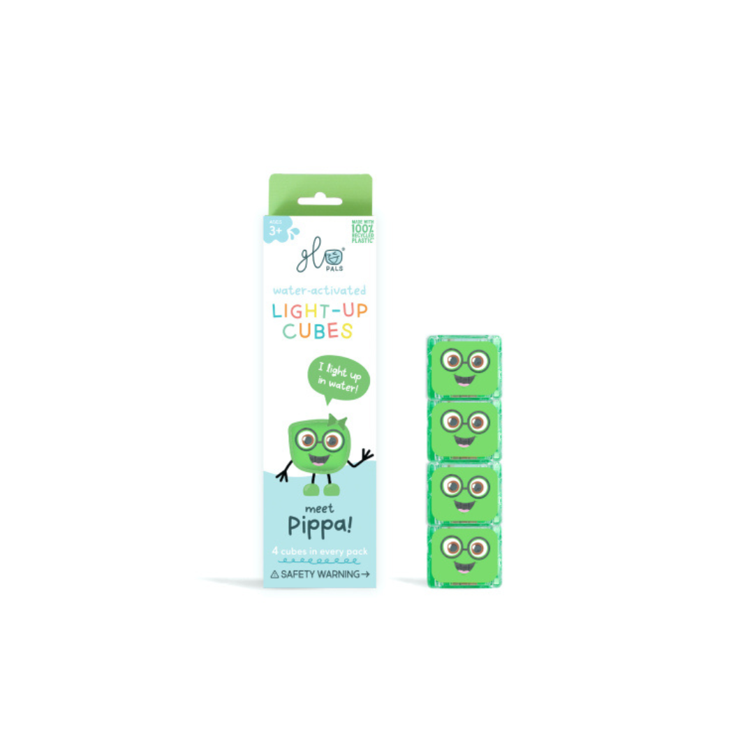 Cube lumineux pour le bain, coloris Vert