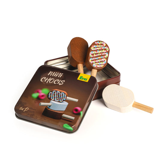 Dînette en bois – Bâtons de glace