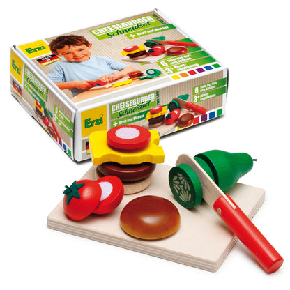 Dînette en bois - Set cheeseburger