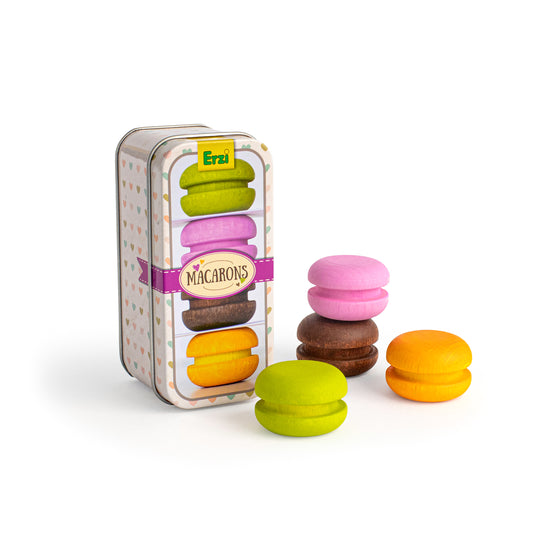 Dînette en bois – Macarons