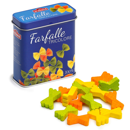 Dînette en bois – Pâtes Farfalle
