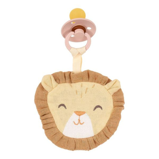 Doudou attache-tétine – Lion – Safari Friends