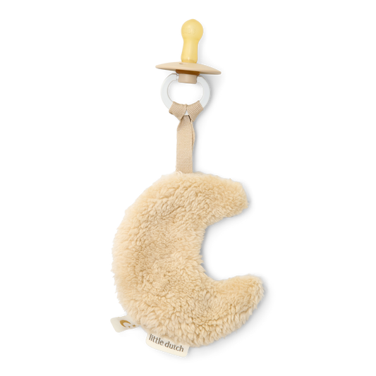 Doudou attache-tétine – Lune