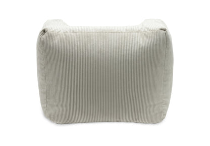 Fauteuil Pouf velours côtelé, coloris Olive Green, vue détail 2