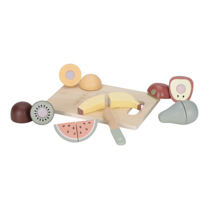 Fruits à découper en bois