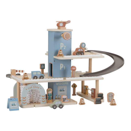 Garage à voiture en bois