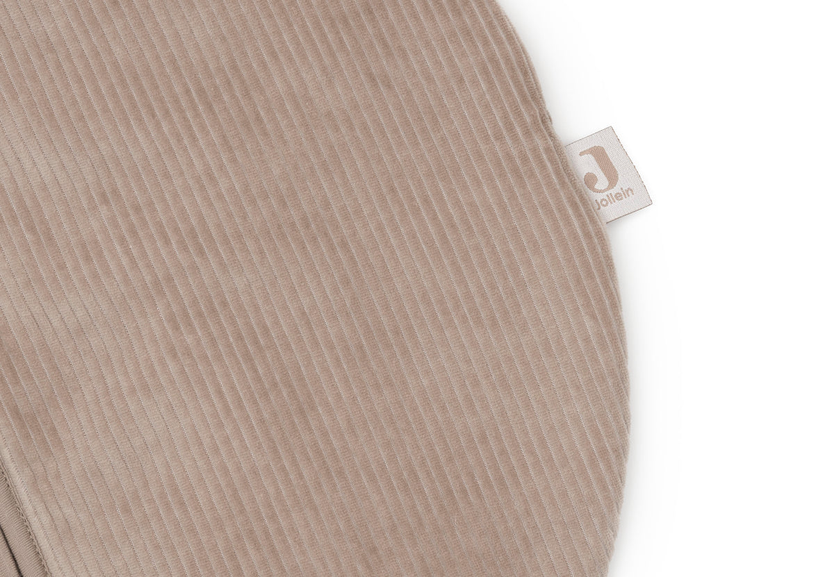 Gigoteuse avec Manches Amovibles ronde - Rib Milky Coffee