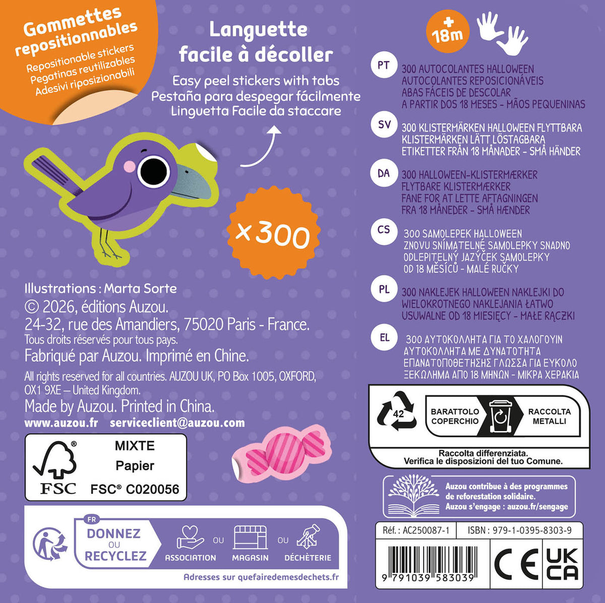 300 gommettes - Halloween