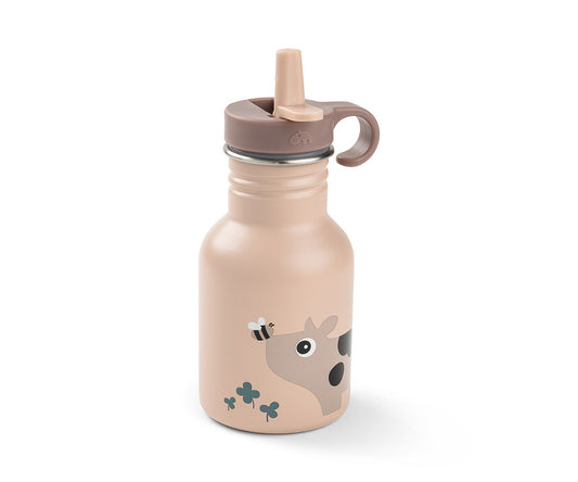 Gourde isotherme 350 ml - Tiny Farm - Rose