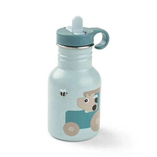 Gourde isotherme 350 ml - Tiny Farm - Bleu