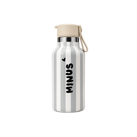 Gourde isotherme – Stripe bleu