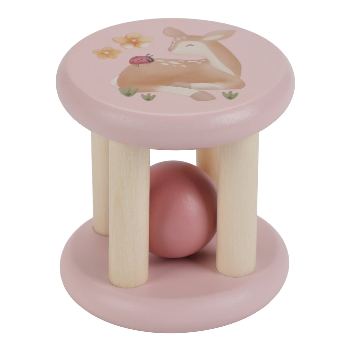Hochet Roulant en bois – Fairy Garden