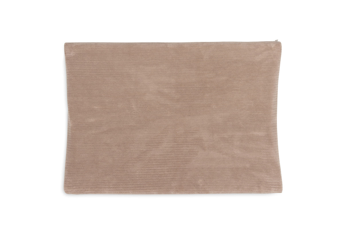 Housse matelas à langer – Cloudy Rib Milky Coffee, vue détail 1