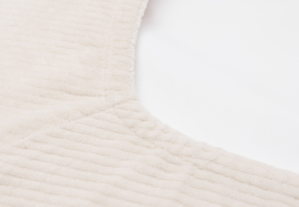 Housse matelas à langer – Cloudy Rib Oatmeal, vue détail 2