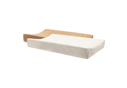 Housse matelas à langer Éponge - Hazel / Oatmeal ( Lot de 2 )