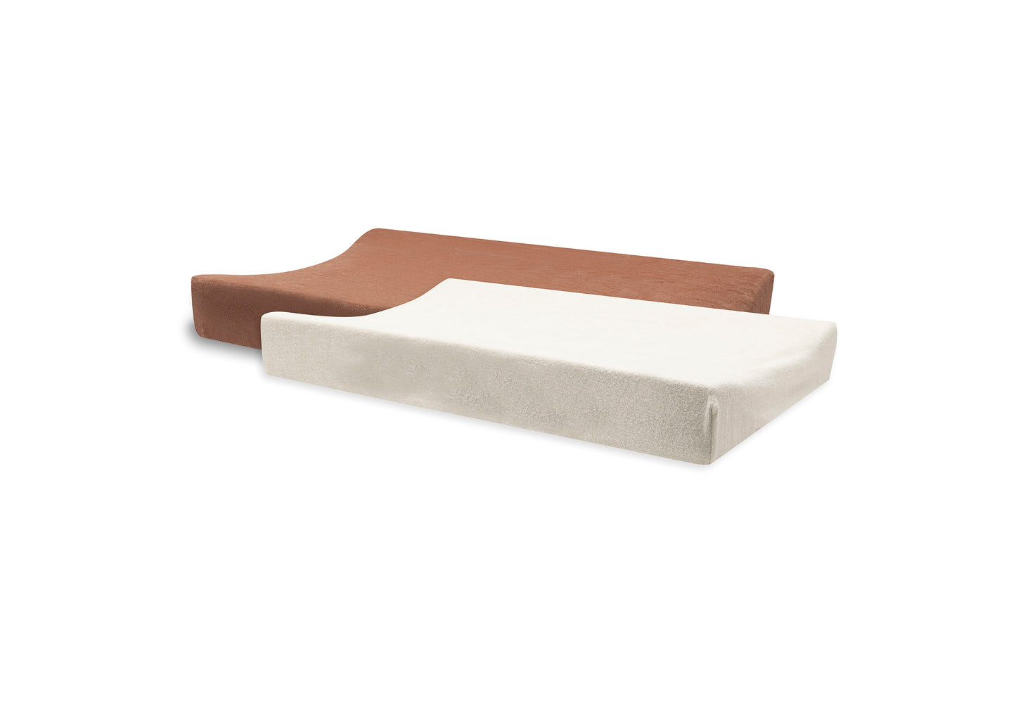 Housse matelas à langer Éponge - Light Terra / Oatmeal ( Lot de 2 )