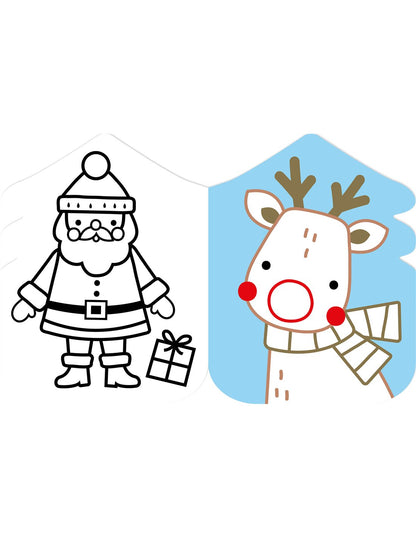 Je colorie sans dépasser - Noël